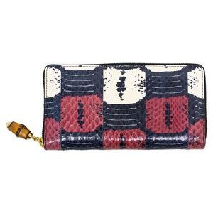 Gucci 453158 Python Zip Around Wallet